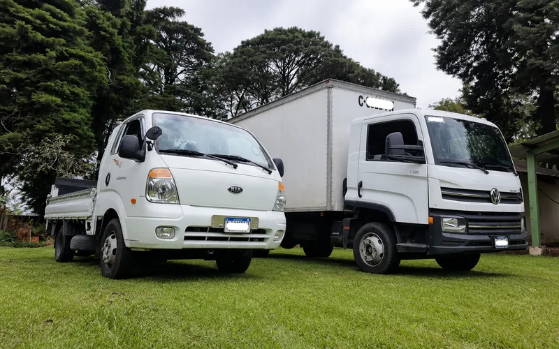Flota de camiones de mudanza TRANSPA para servicio en Fraijanes