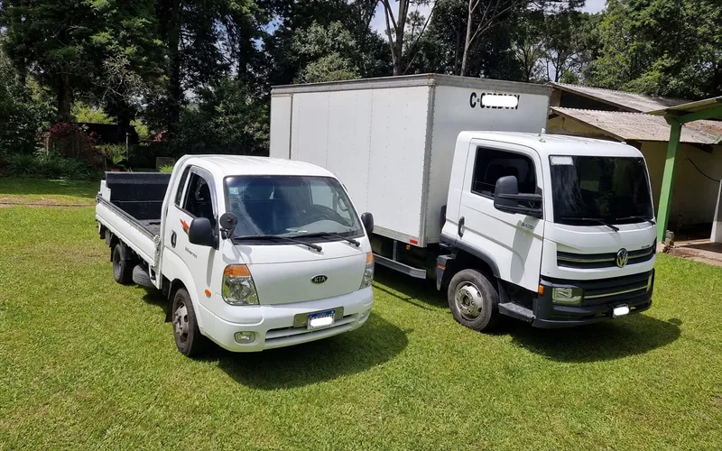 Flota de camiones de mudanza TRANSPA para servicio en Zona 1
