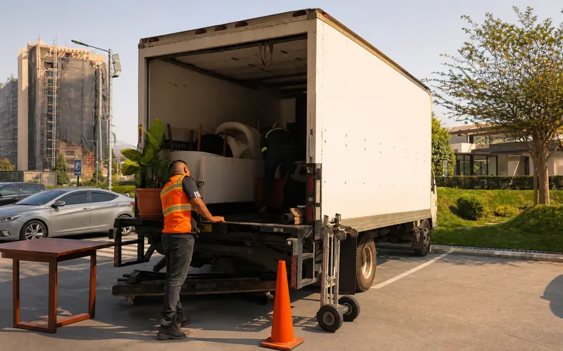 Camión de mudanzas departamentales TRANSPA para servicio en Zona 11