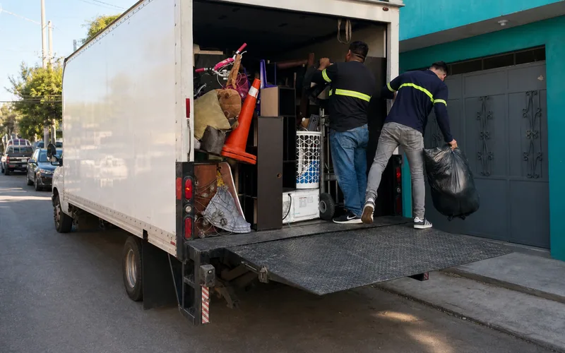 Camión de mudanzas locales TRANSPA para servicio en Zona 12