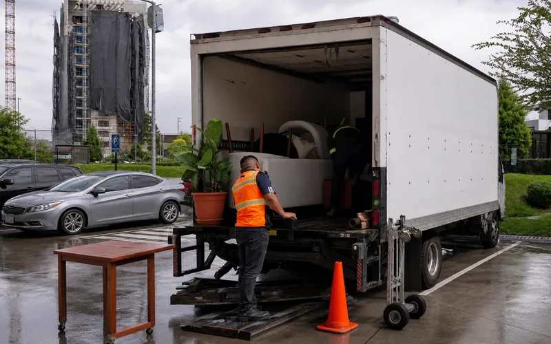 Camión de mudanzas departamentales TRANSPA para servicio en Zona 15
