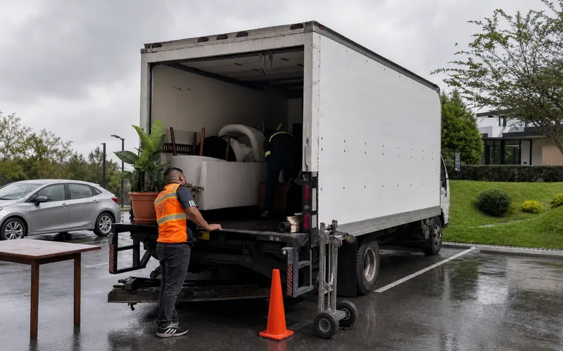Camión de mudanzas departamentales TRANSPA para servicio en Zona 16