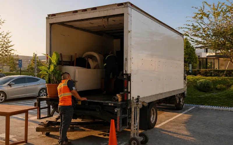 Camión de mudanzas departamentales TRANSPA para servicio en Zona 19
