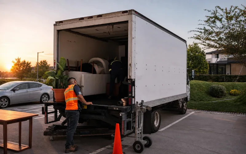 Camión de mudanzas departamentales TRANSPA para servicio en Zona 5