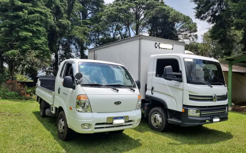 Flota de camiones de mudanza TRANSPA en Guatemala
